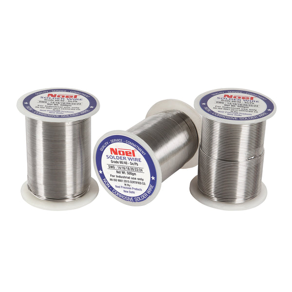 Buy Noel Solder Wire 60/40 Tin/Lead Rosin 10Gm-500Gm Pack – Noel India